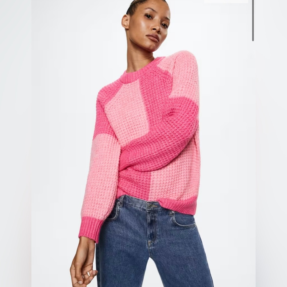 Reverse Knit Sweater - S / MANGO